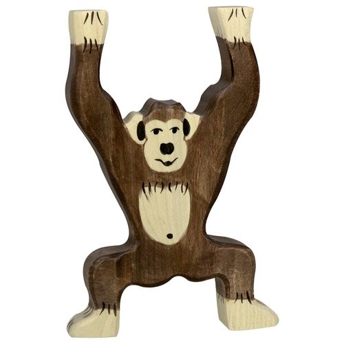 Holztiger Schimpanse